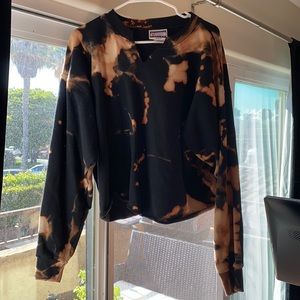 Tiedye cropped sweatshirt